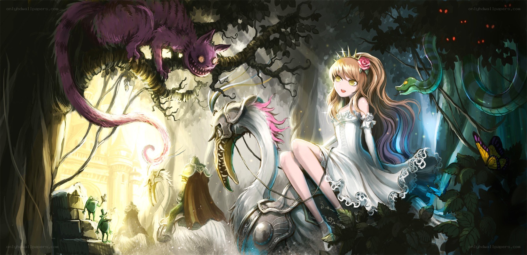 Alice in a magical forest
