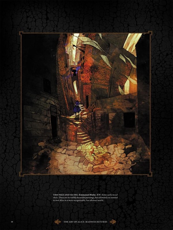 Alice in a ruined alley