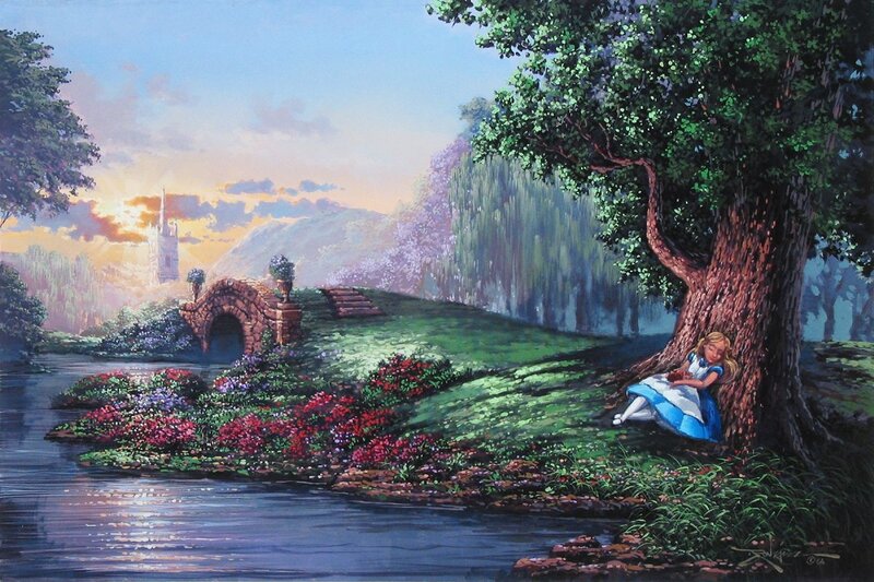 Alice in Blue Dress — Serene, Sunset