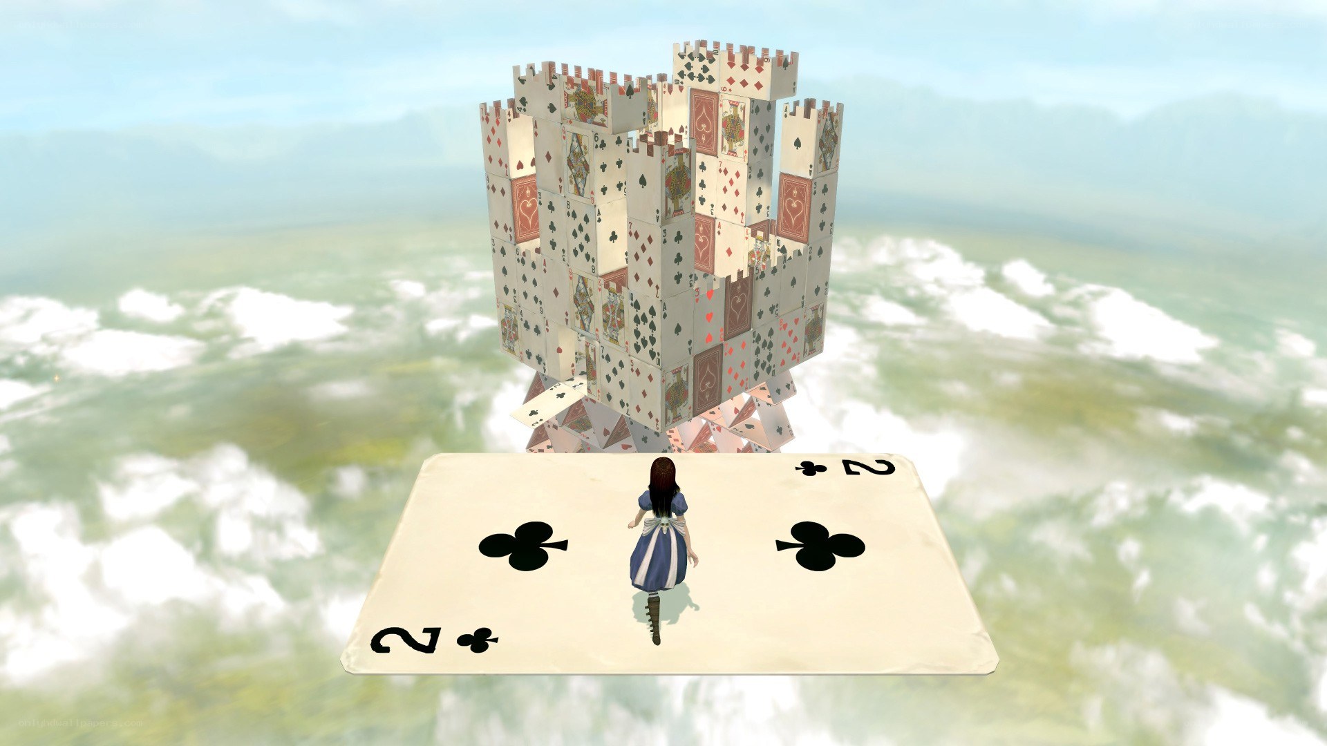 Alice in card castle world
