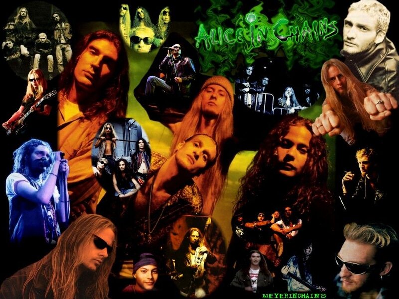 Alice in Chains Band Collage