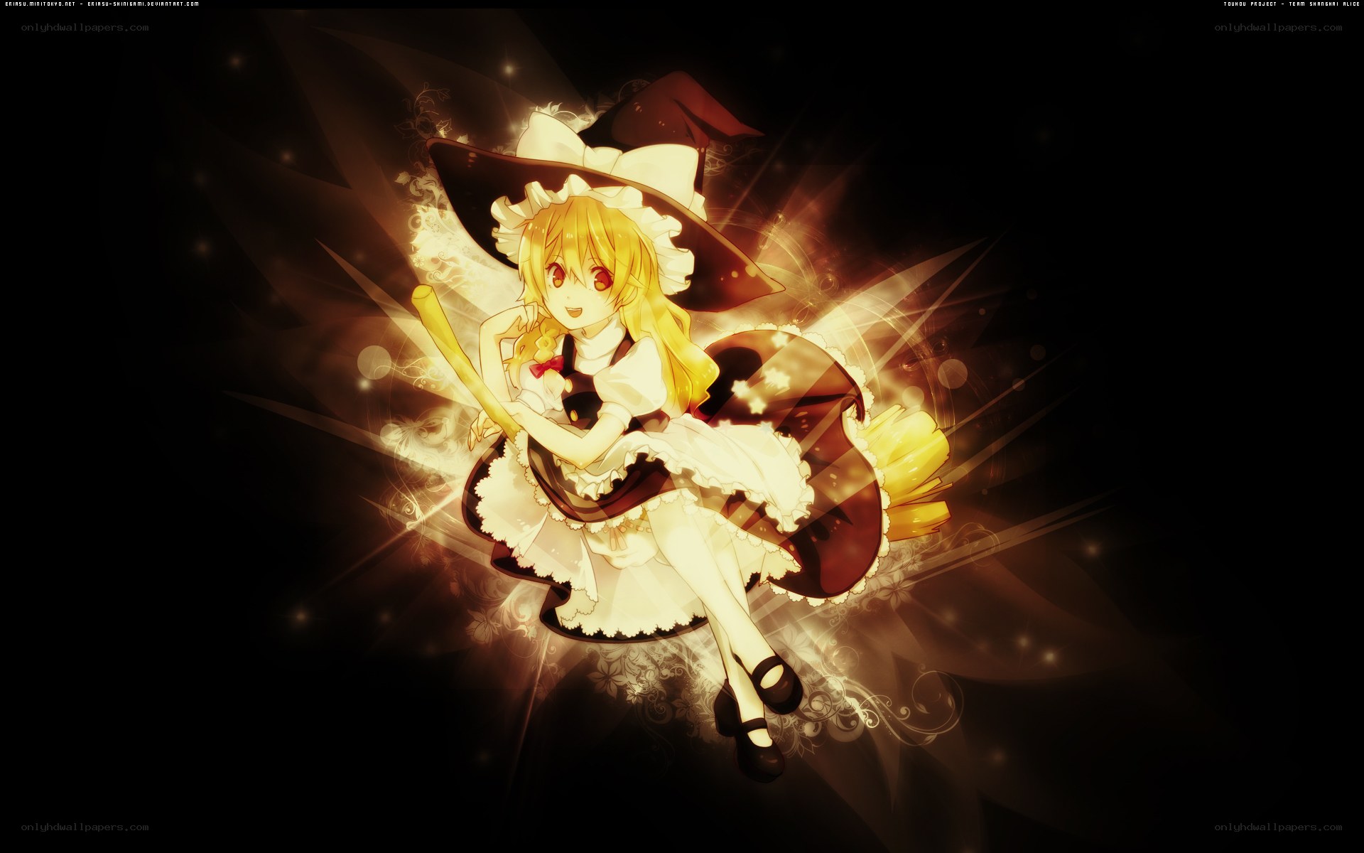 Alice in magical light