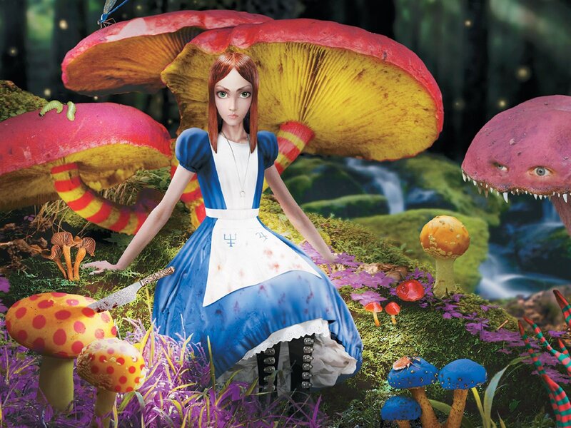Alice in Mushroom Forest
