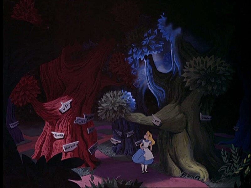 Alice in the talking forest
