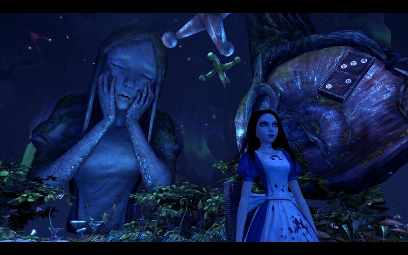 Alice in Wonderland — Blue, Dark