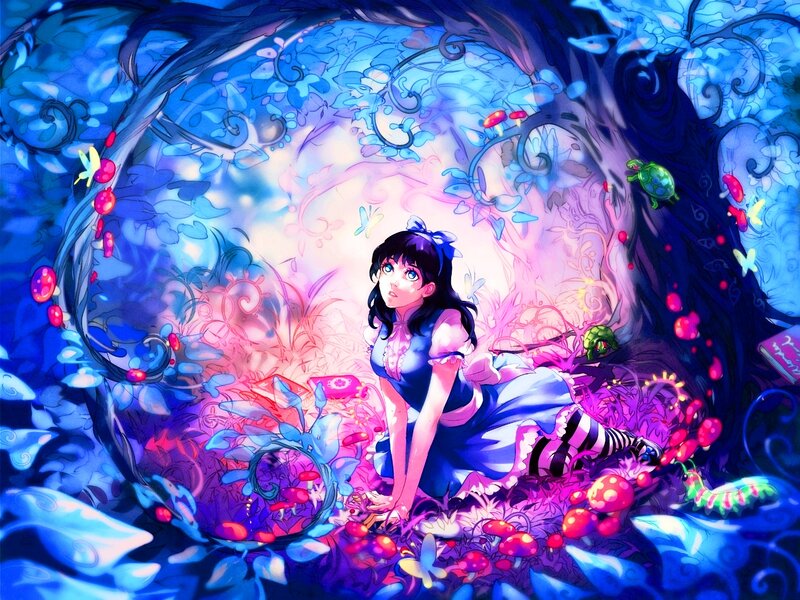 Alice in Wonderland — Blue, Dreamy