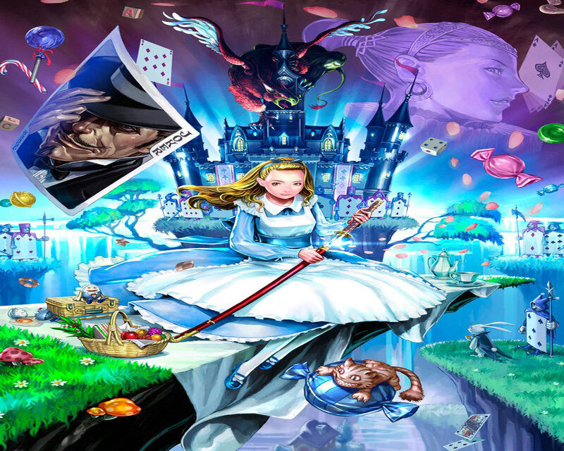 Alice in Wonderland — Blue, Fantastical