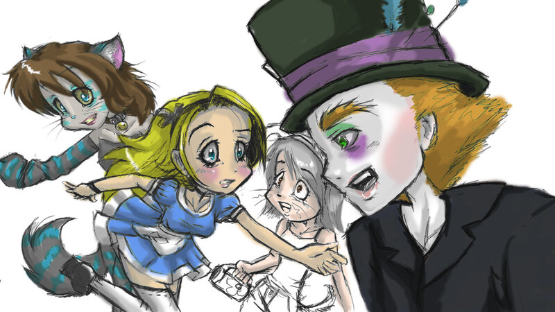 Alice in Wonderland characters