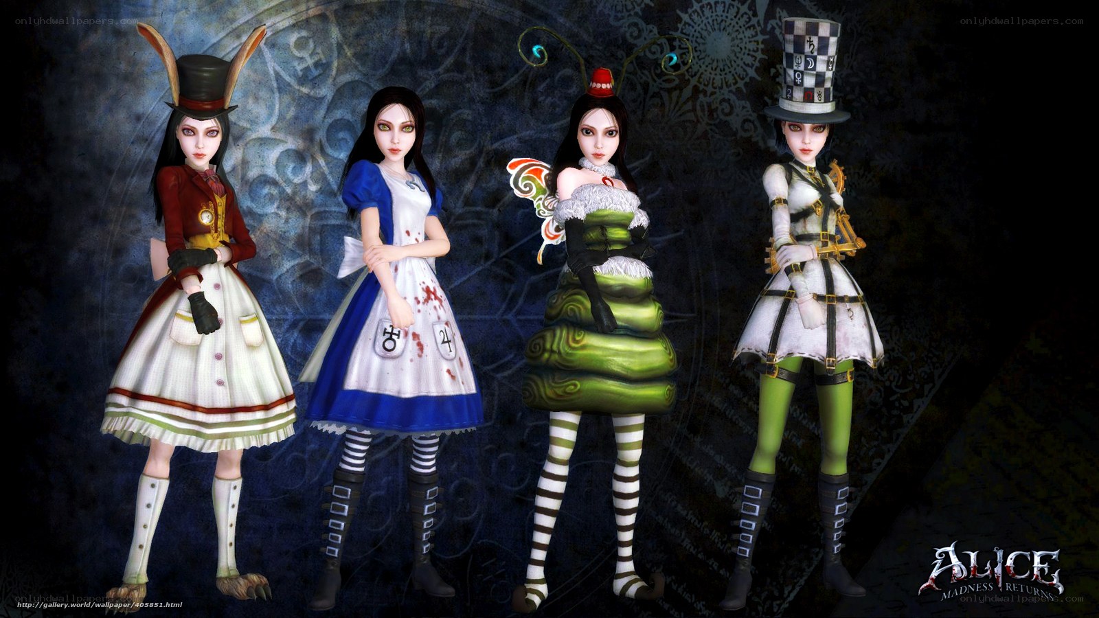 Alice in Wonderland characters