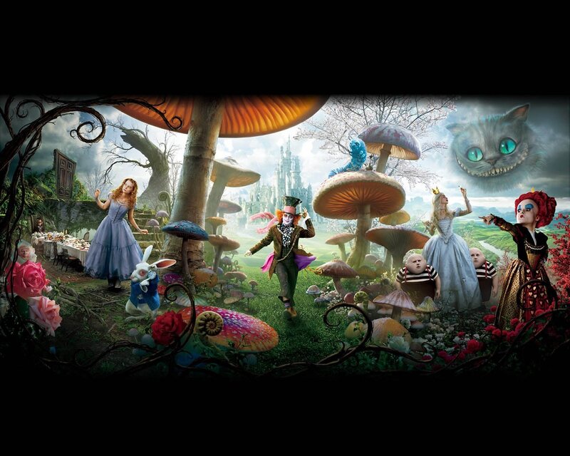 Alice in Wonderland Characters — Green
