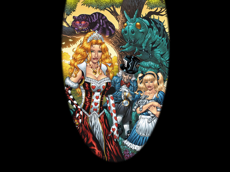 Alice in Wonderland Characters — Red