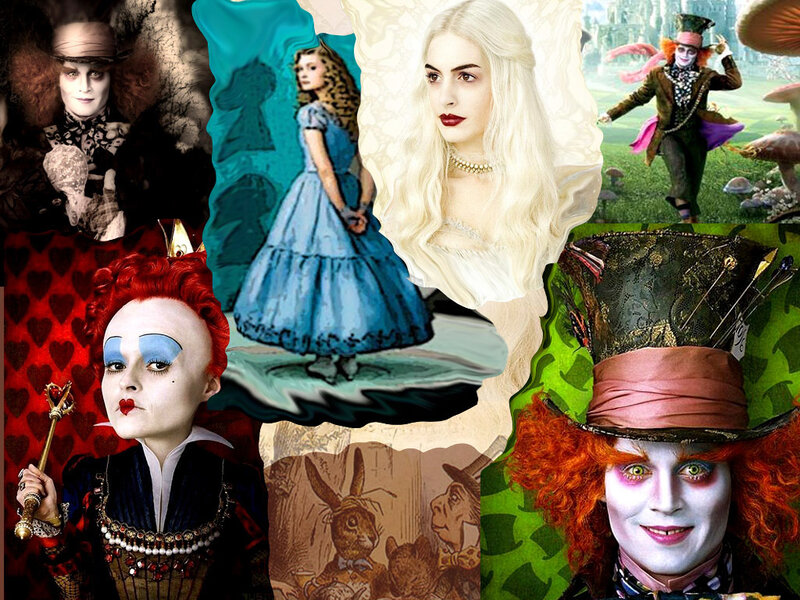 Alice in Wonderland collage