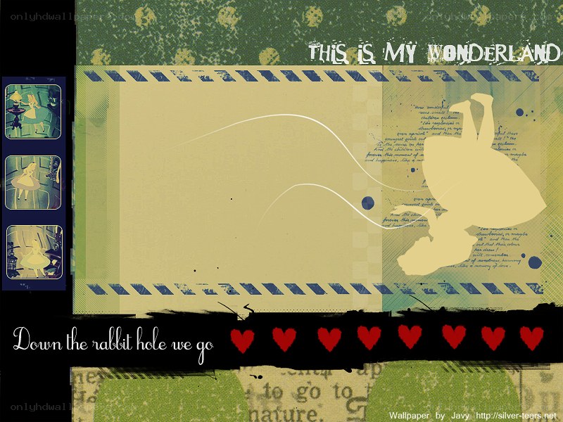 Alice in Wonderland collage
