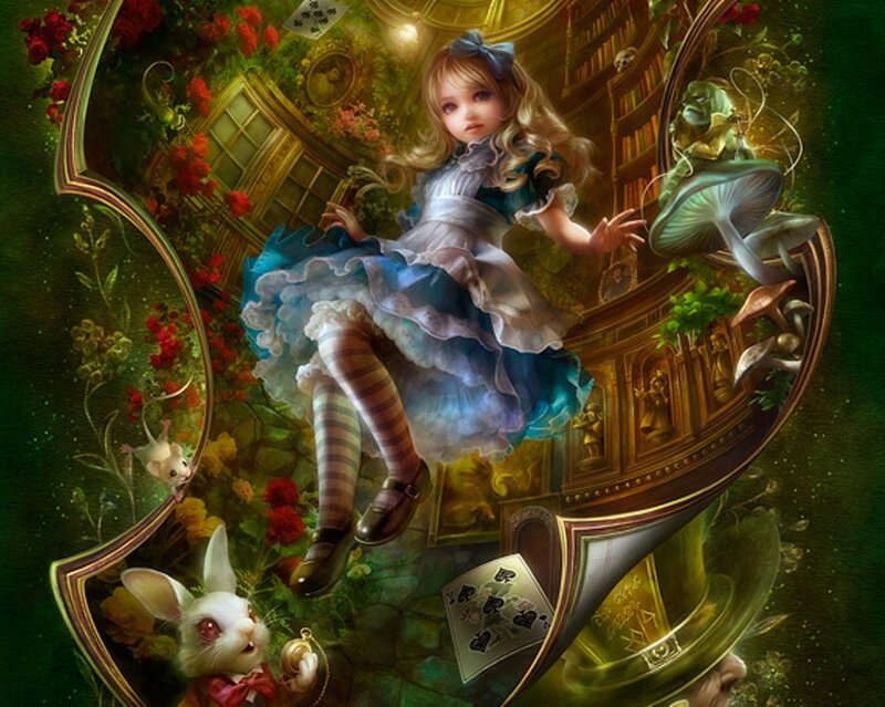 Alice in Wonderland fantasy
