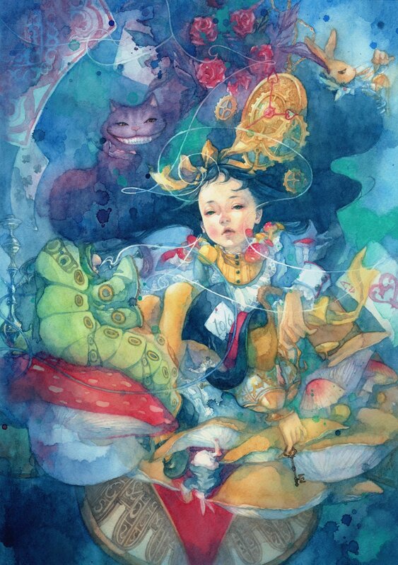 Alice in Wonderland fantasy art