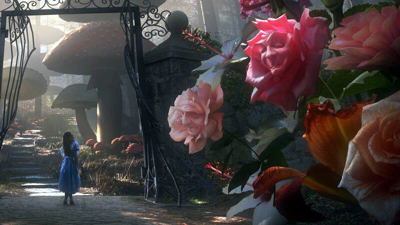 Alice in Wonderland garden