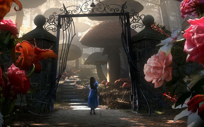 Alice in Wonderland garden