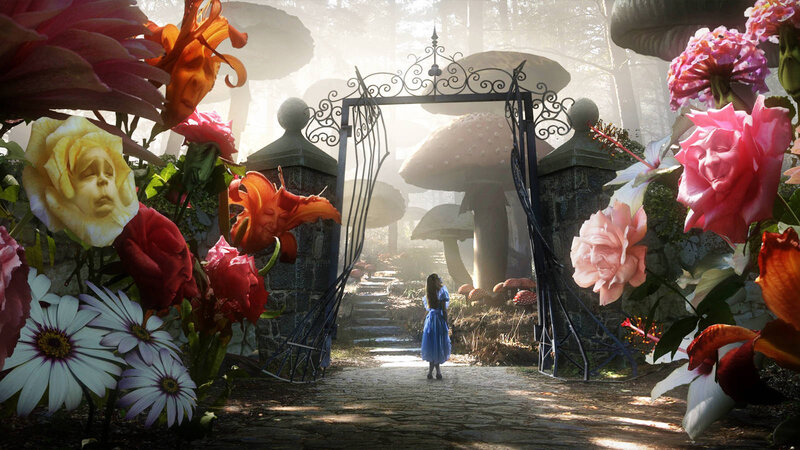 Alice in Wonderland garden