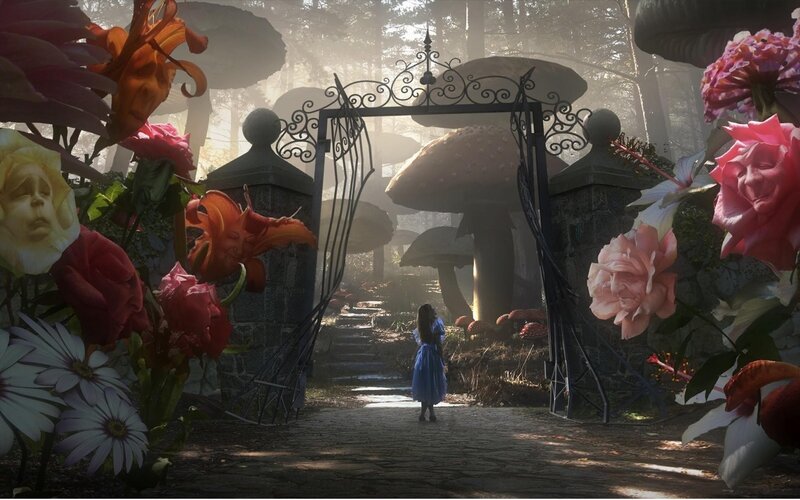 Alice in Wonderland garden