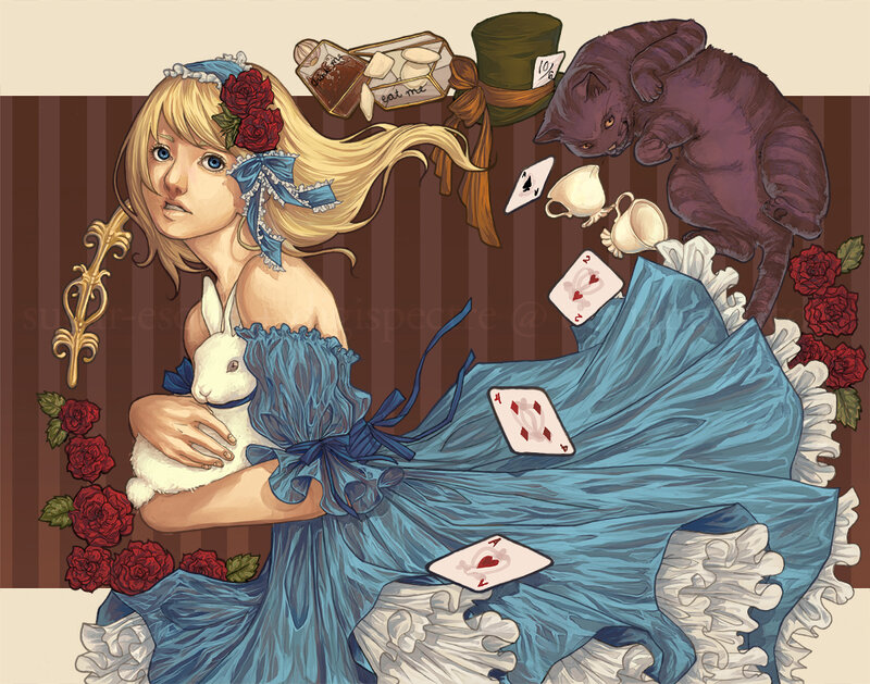 Alice in Wonderland illustration