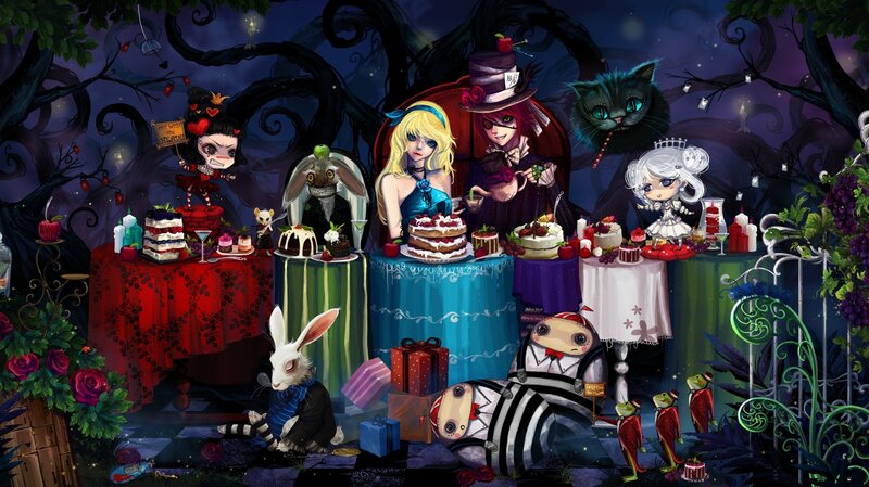 Alice in Wonderland party