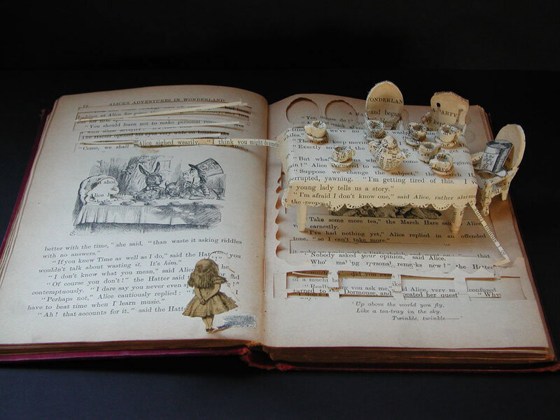 Alice in Wonderland pop-up book