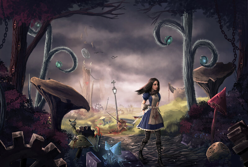 Alice in Wonderland — Purple, Dramatic