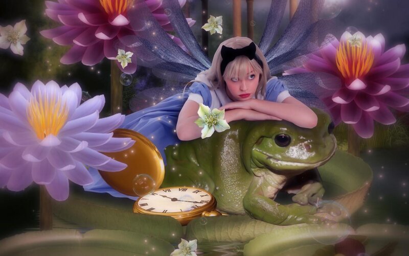 Alice in Wonderland — Purple, Dreamy