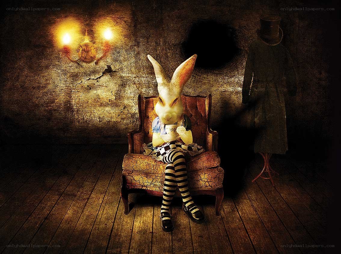 Alice in Wonderland rabbit