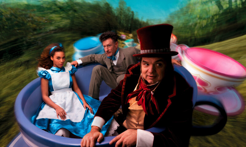 Alice in Wonderland ride scene