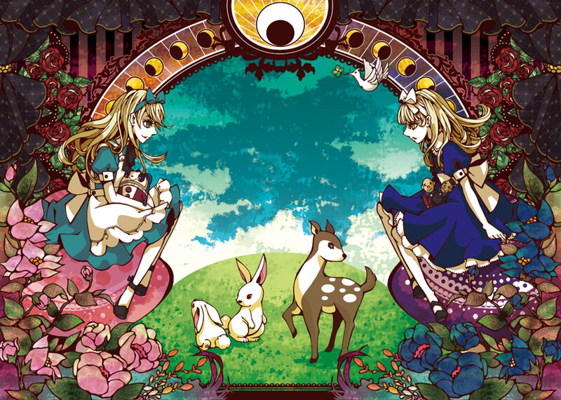 Alice in Wonderland scene