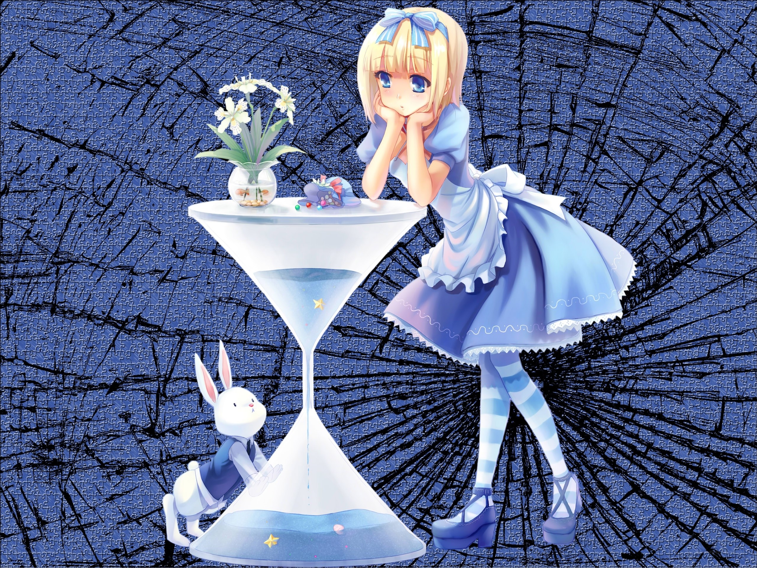 Alice in Wonderland scene