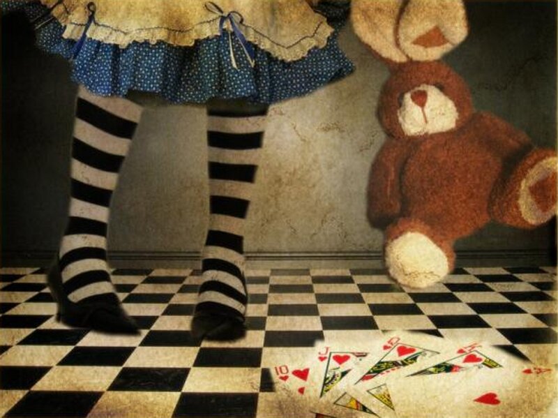 Alice in Wonderland scene