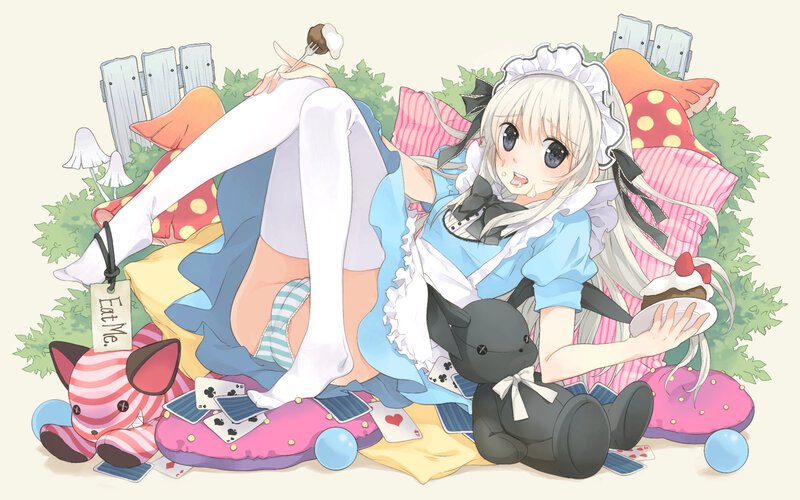 Alice in Wonderland scene