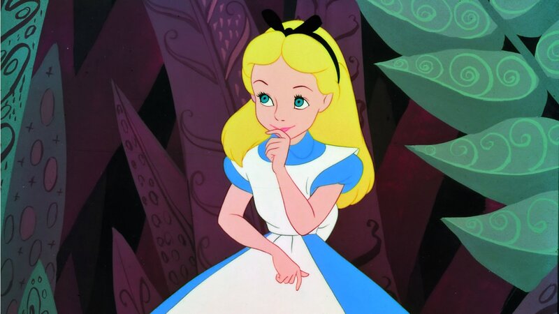 Alice in Wonderland scene