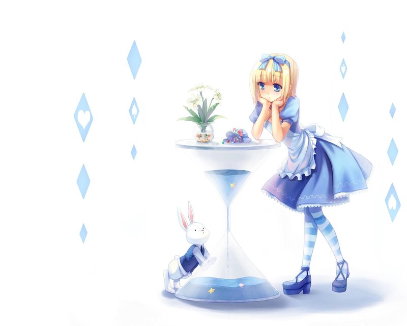 Alice in Wonderland scene