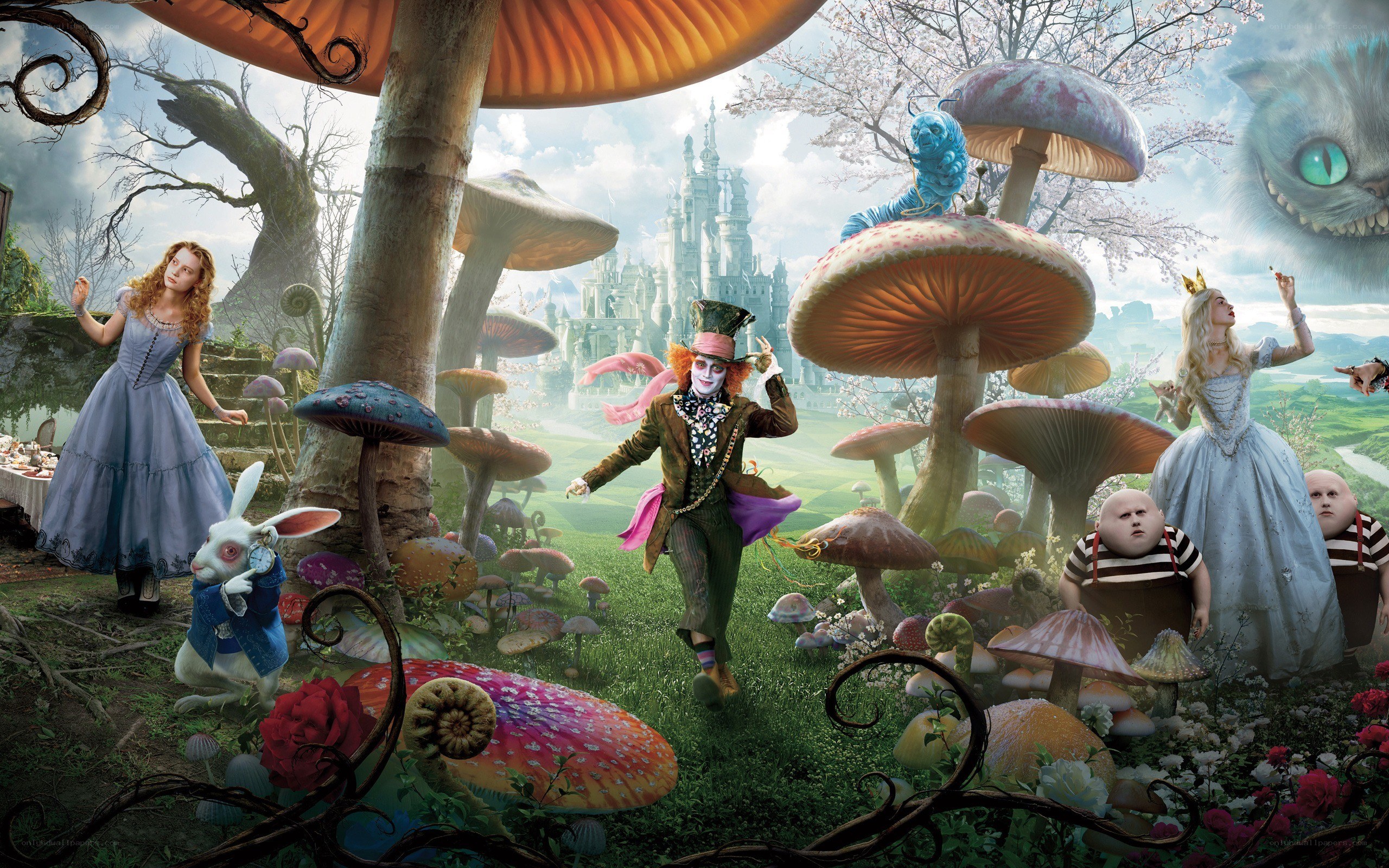 Alice in Wonderland scene
