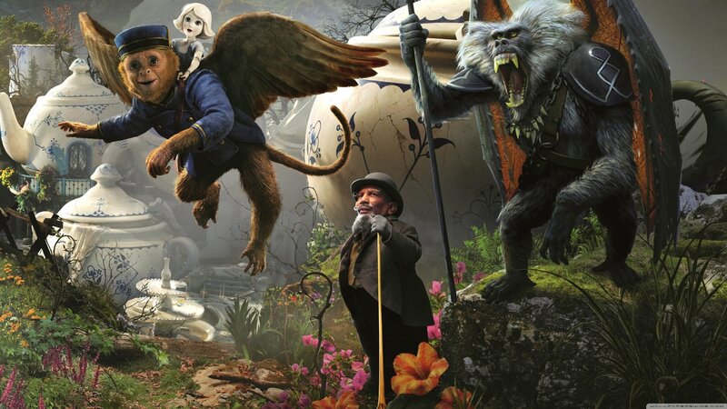 Alice in Wonderland scene