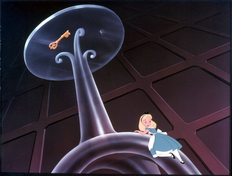 Alice in Wonderland scene