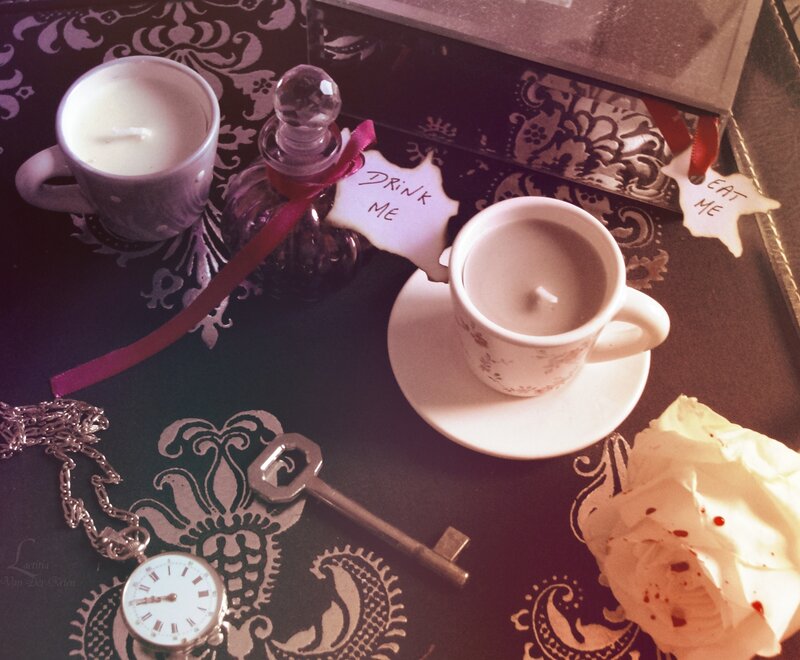 Alice in Wonderland Scene — Black
