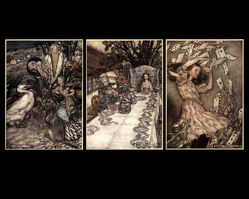 Alice in Wonderland Scenes