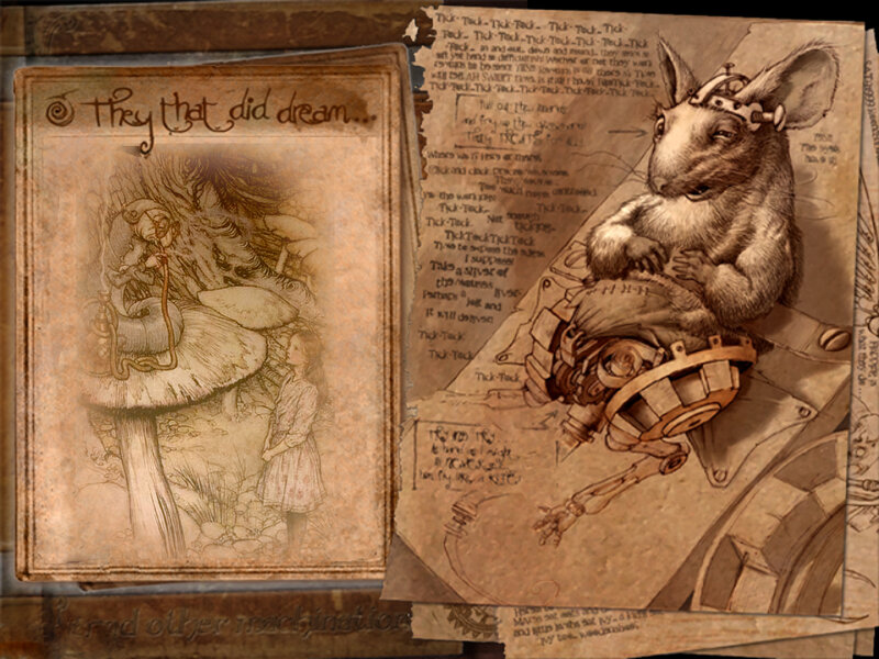 Alice in Wonderland sketches