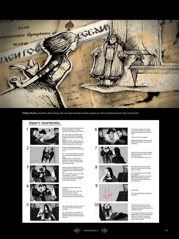 Alice in Wonderland storyboard