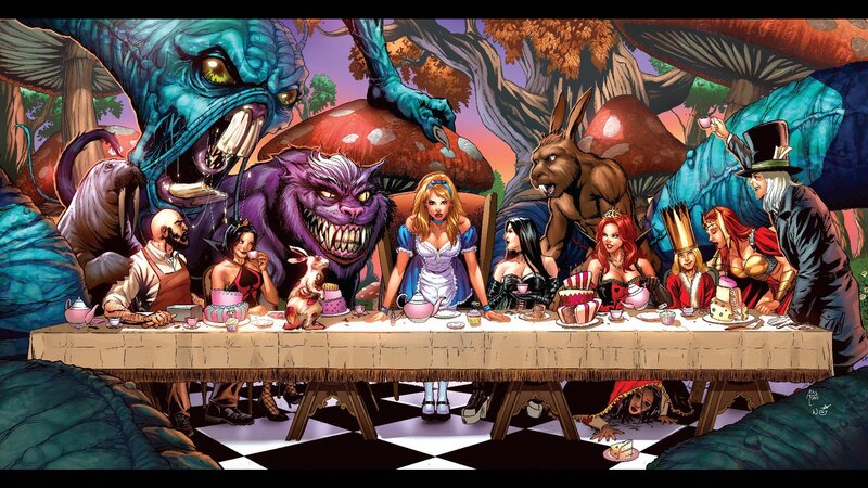Alice in Wonderland tea party