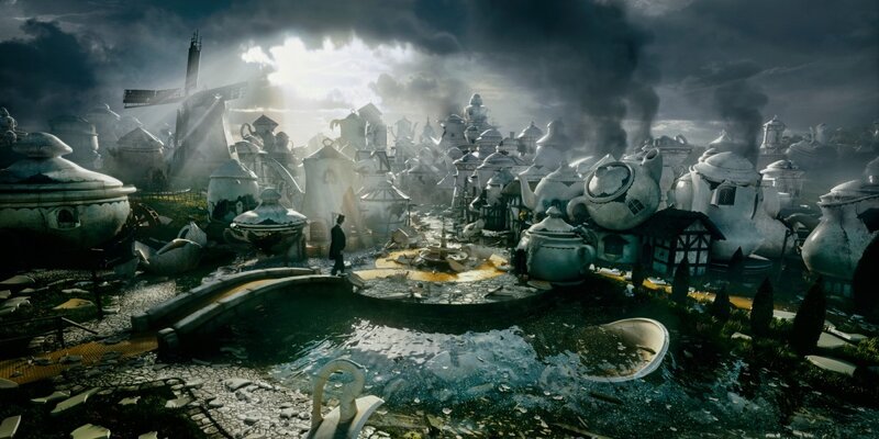 Alice in Wonderland village