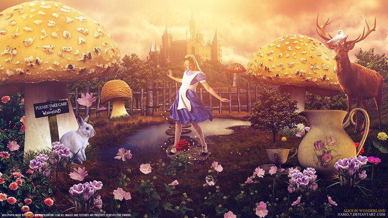 Alice in Wonderland — Yellow