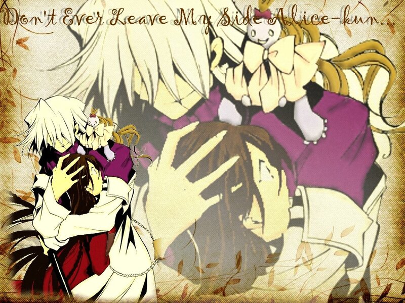 Alice-kun hugging character