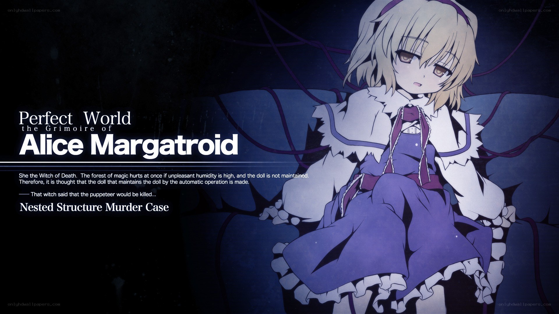 Alice Margatroid character art