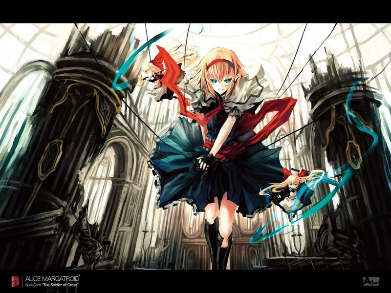 Alice Margatroid in a church