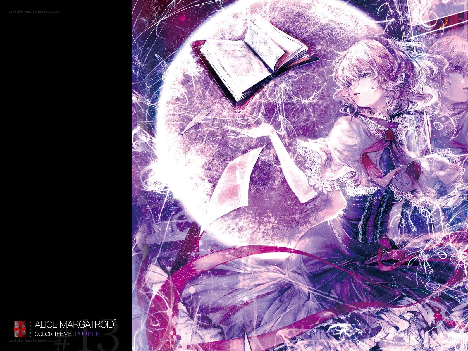 Alice Margatroid in purple